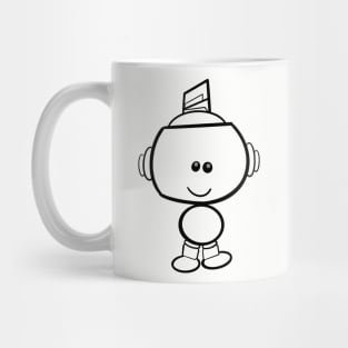 Woot Woot Robot Sketch Mug